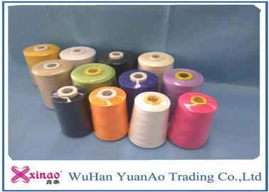 Ring Spun Polyester Yarn For Sewing Thread , 40/2 5000m 100 Polyester Yarn Evenness