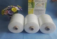 High Strength Spun Polyester Thread For Sewing Raw White Good Elasticity