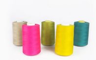 Spun Polyester Multi Colored Sewing Thread For Garment / Shoes Heat Resistance